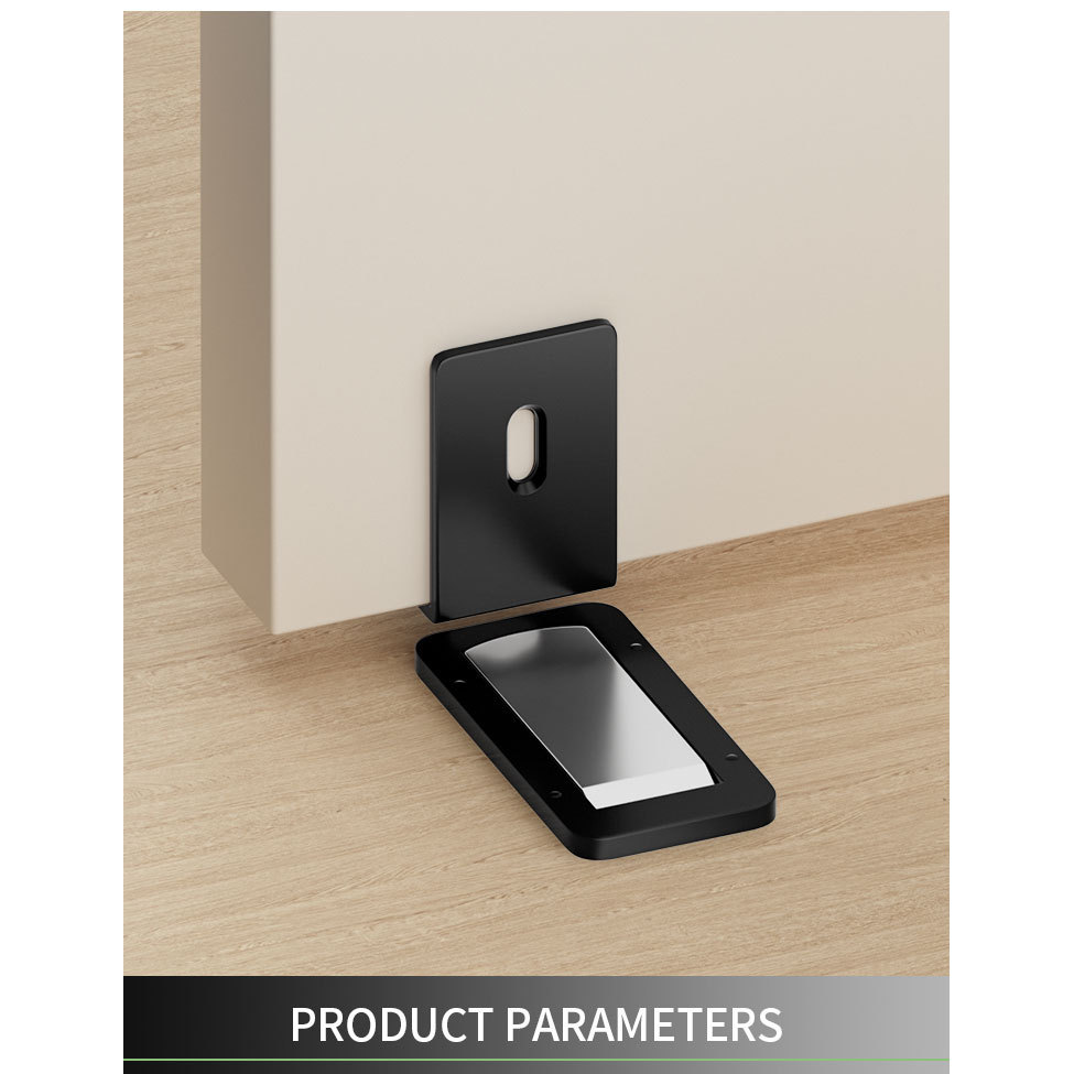 YoCiao ที่กันประตูแม่เหล็กแบบบางพิเศษ · ติดตั้งไม่ต้องเจาะ · ติดพื้น/ติดผนัง | ยึดแน่น เหมาะกับประตูกระจก/กรอบแคบ - รูปที่ 7