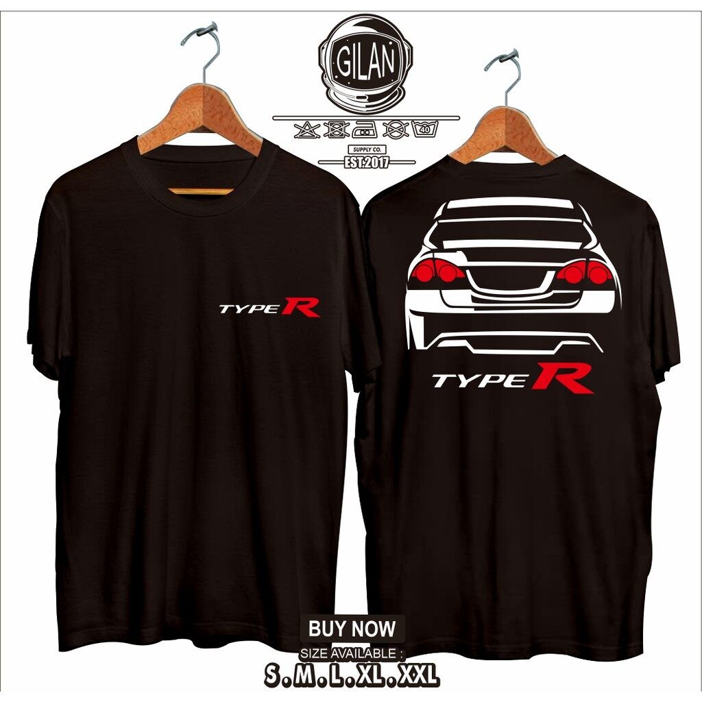 เสื้อยืด เสื้อยืด พิมพ์ลาย Honda Civic FD Type R สําหรับผู้ชาย และผู้หญิง