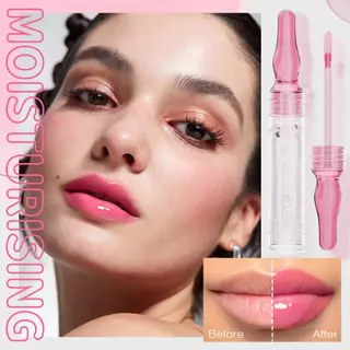 LUMINEE BEAUTY ลิปออยล์เปลี่ยนสี ลิปเปลี่ยนสีตามอุณหภูมิ บำรุงริมฝีปากแก้ปากแห้ง เติมความชุ่มชื้น ฉ่ำวาว ไม่หลุดง่ายB208