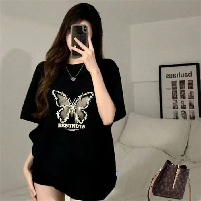 COD ข้อเสนอพิเศษของแท้ (200g Pure Cotton Combed Tight) เสื้อยืดแขนสั้นผ้าฝ้ายแท้ขายดี 2026 32PY