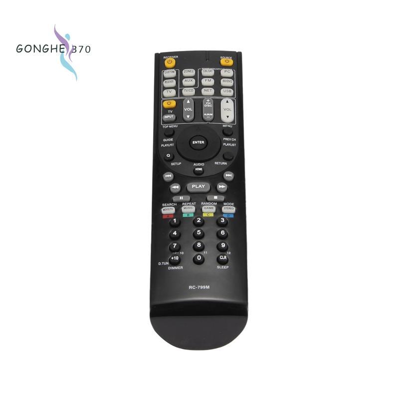 [gonghe370]รีโมทคอนโทรลสําหรับ RC-799M HT-R391 HT-R558 HT-R590 HT-R591 HT-S5500 RC-834M RC-737M RC-8