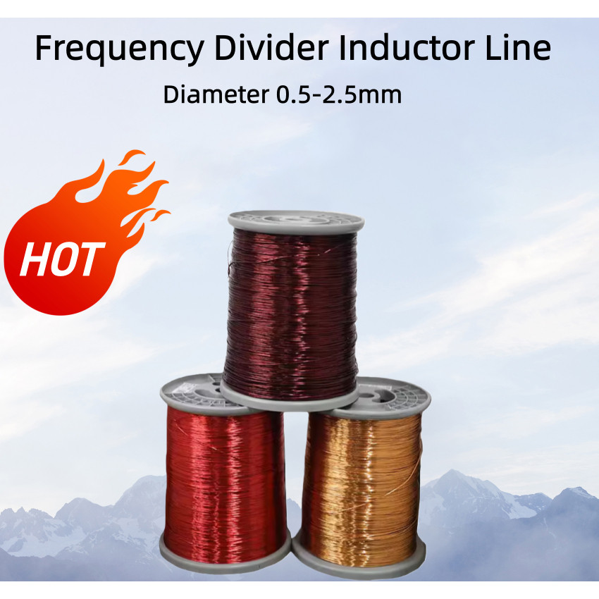 Xygen ฟรีลวดทองแดงคุณภาพสูงแบ่งความถี่ตัวเหนี่ยวนําลวดเส้นผ่านศูนย์กลาง 0.5 มม. 0.8 มม. 1.0 มม. 1.2 