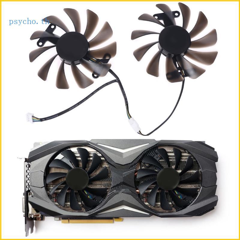 Psy 95 มม.กราฟิกการ์ดพัดลมระบายความร้อนสําหรับ ZOTAC GTX 1070 1080 1070Ti 1080Ti AMP Edition