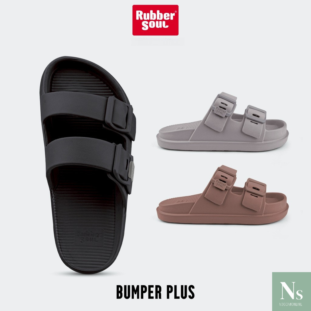 [ส่งเร็ว] Rubber Soul รุ่น BUMPER PLUS รองเท้าแตะแบบสวม ของแท้ 100%