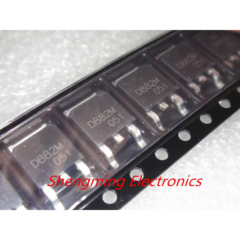 20PCS D882 D882M 2SD882 3A 40V NPN TO-252 ทรานซิสเตอร์