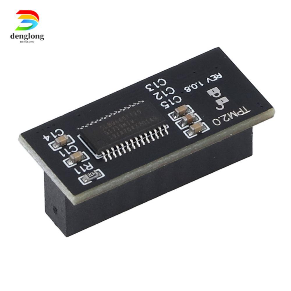 DENGLONG TPM Security Module, 20 Pin LPC Interface TPM 2.0 Module, โมดูลทดแทน TPM 2.0 เข้ารหัส WIN11