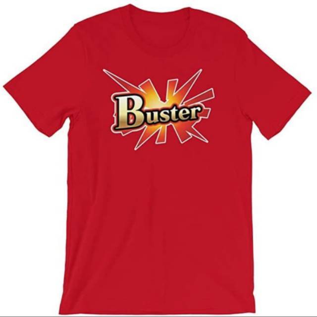 Baju FGO BUSTER CARD FATE GRAND ORDER เสื้อยืดผ้าฝ้าย