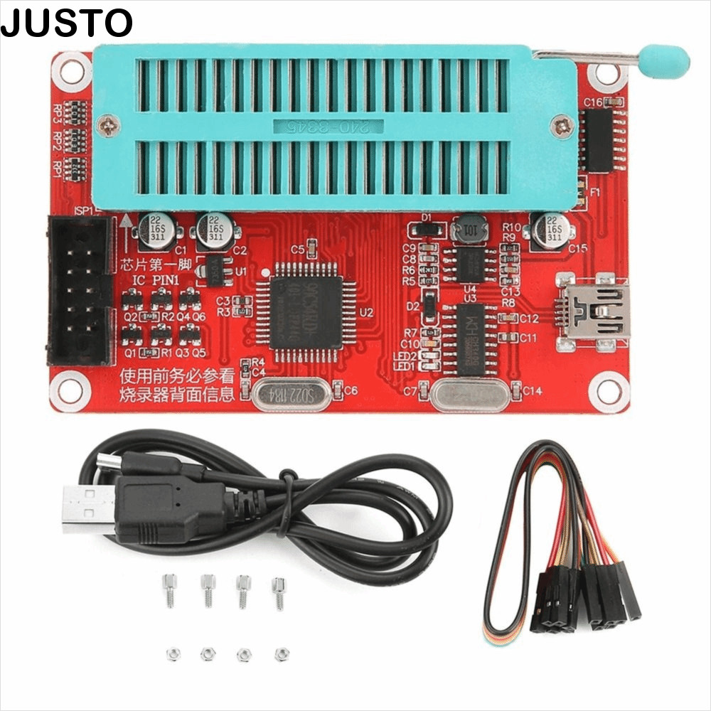 JUSTO การเขียนโปรแกรมชิปหน่วยความจํา burner, SCM / 24/93 Series EEPROM ชิปหน่วยความจํา SP200SE โปรแก