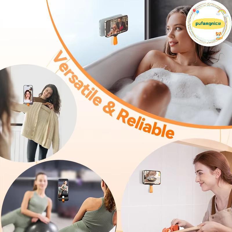 Pufangnice แม่เหล็กดูดถ้วยดูดโทรศัพท์ผู้ถือเคสโทรศัพท์โทรศัพท์ Grip Mount สําหรับแฮนด์ฟรี Selfies/Ca