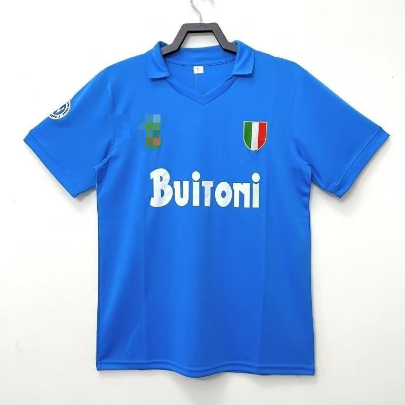 เสื้อฟุตบอลย้อนยุคทีมเนโปลี แบบเหย้าVintage Napoli Home Jersey