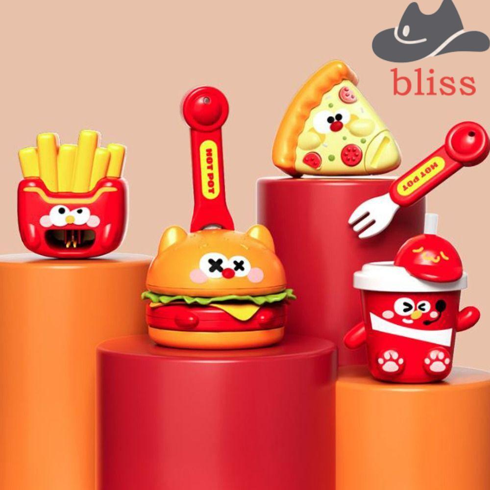 BLISS Hamburg Pudding Set Feeding Toy, Early Education Food Feeding French Fries Pudding Toy, Creati