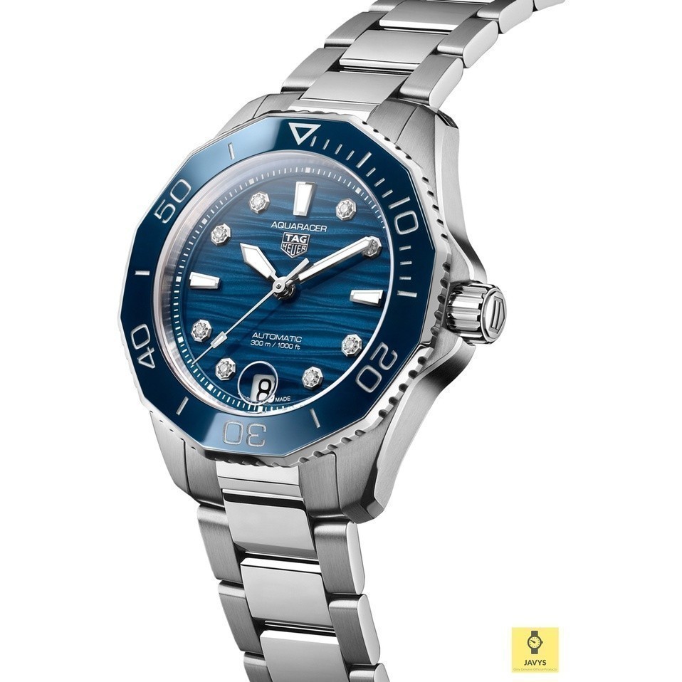 TAG Heuer Aquaracer Professional 300 WBP231B.BA0618 / นาฬิกาผู้หญิง / อัตโนมัติ / 36mm / Diamonds / 