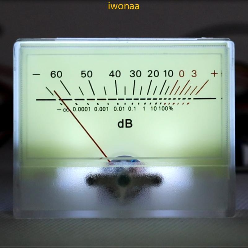 Iwo อัพเกรด VU Meter เครื่องขยายเสียงจอแสดงผล DB ระดับเมตรวัดระดับเสียง