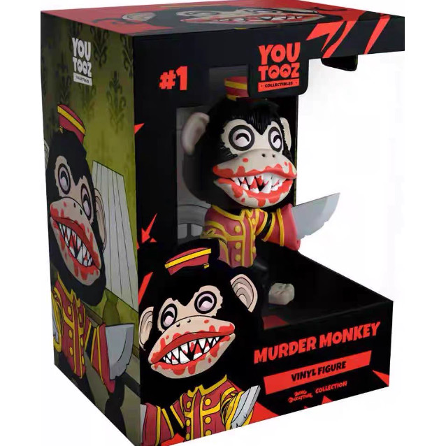 Youtooz Murder Monkey Dark Trick Murder Smiley Monkey ตุ๊กตา 4.5 นิ้ว
