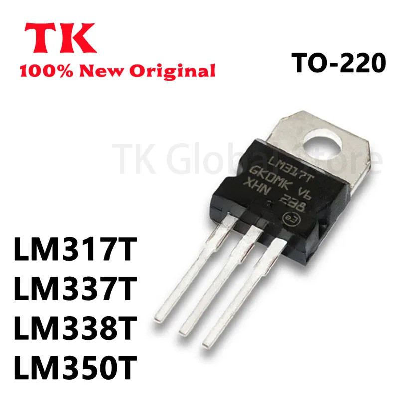 5 ชิ้น LM317T TO-220 LM317 LM337 LM338 LM350 TO-220 ทรานซิสเตอร์เอฟเฟกต์ภาคสนาม