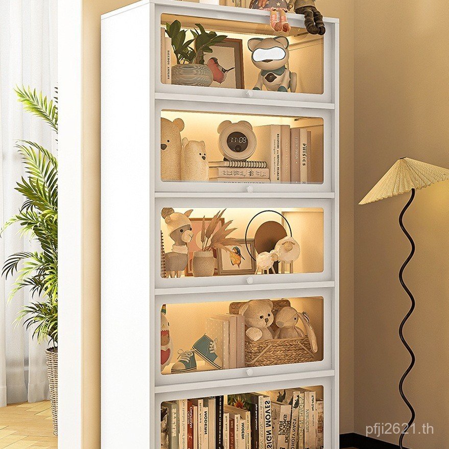 ห้องนั่งเล่นจอแสดงผลประตูป้องกันฝุ่นตั้งพื้นตู้ดีบุกในครัวเรือนตู้ โมอาน ตู้เก็บครอบครัวชั้นวางหนังส