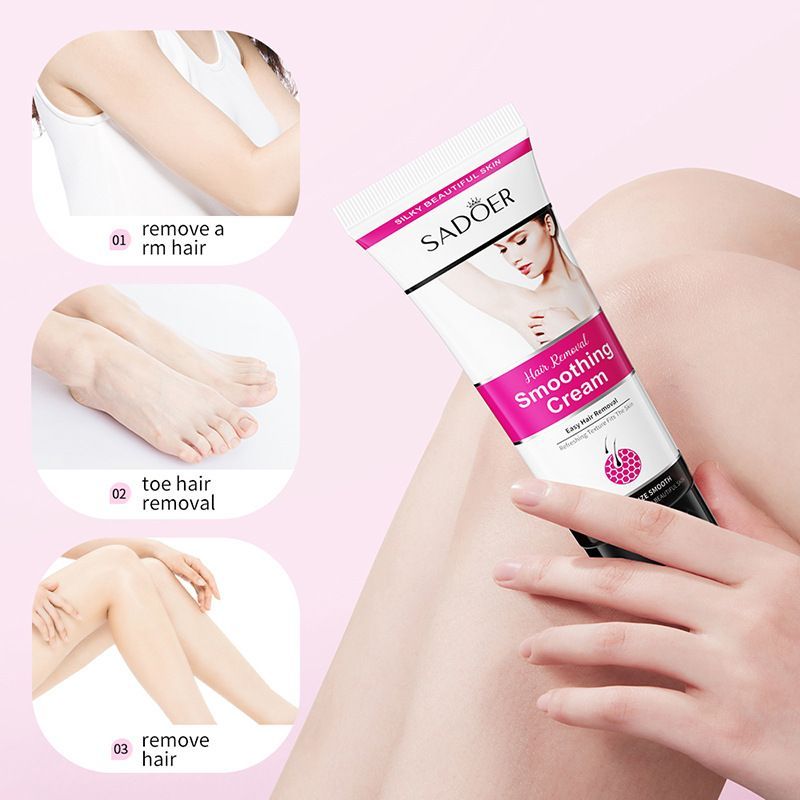 Hot Sale#Smooth Hair Removal Cream50g Moisturizing, smooth, rejuvenating, clean, convenient hair rem
