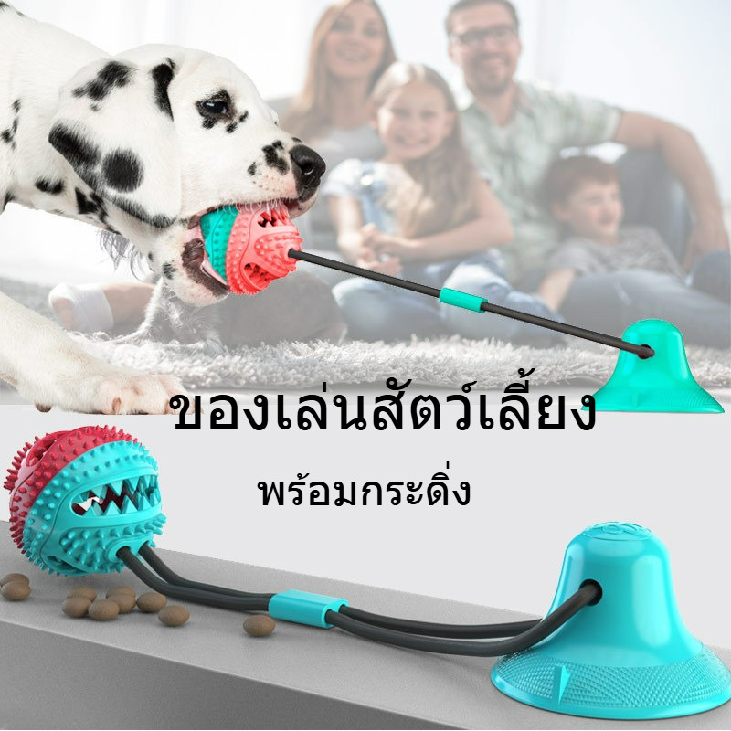 ของเล่นสัตว์เลี้ยง, ถ้วยดูดในตัวเอง, ของเล่นฟันกรามสําหรับสุนัข, ฟันกรามรั่ว, ลูกบอลทนต่อการกัด