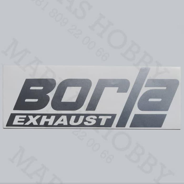 Borla Exhaust Performance Sticker Automotive Car Motorcycle Accessories