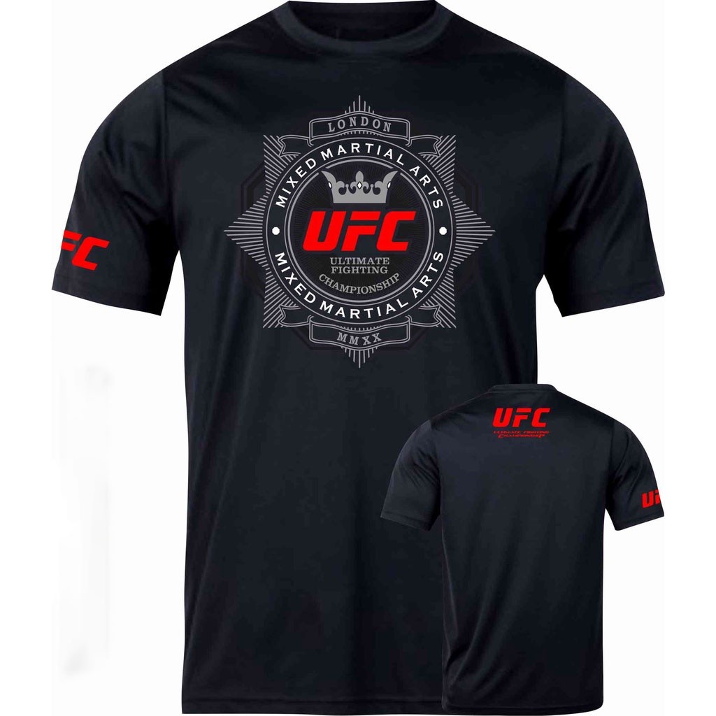 Stylish UFC Crest Logo T-Shirt | 100% Cotton Unisex S-5XL | Casual Wear