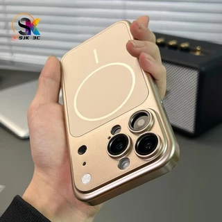 หรูหราอัพเกรดทันทีเปลี่ยนเป็น 17Pro series Matte เคสโทรศัพท์สําหรับ iPhone 17 16 15 14 13 Pro Max เปลี่ยน 17 ProMax ปลอก PC + Matte กลับแม่เหล็กกันกระแทกป้องกันกรณี