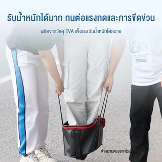 SYLPH กล่องเก็บของ แบบพกพา ถังตกปลา ถังพับได้ถังน้ำสำหรับปลา หนาและทนต่อการสึกหรอ ใส่ปลาสดหรืออุปกรณ์ตกปลาได้