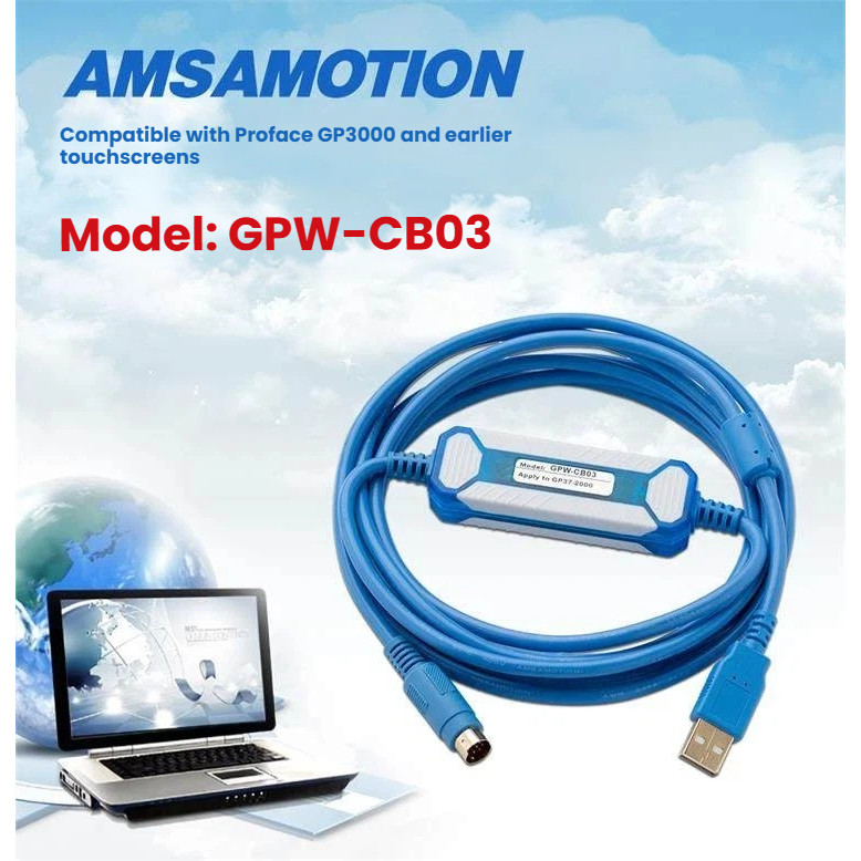 เหมาะสําหรับ Proface Proface Touch Screen Download Cable Programming Cable สายการสื่อสาร USB-GPW-CB0