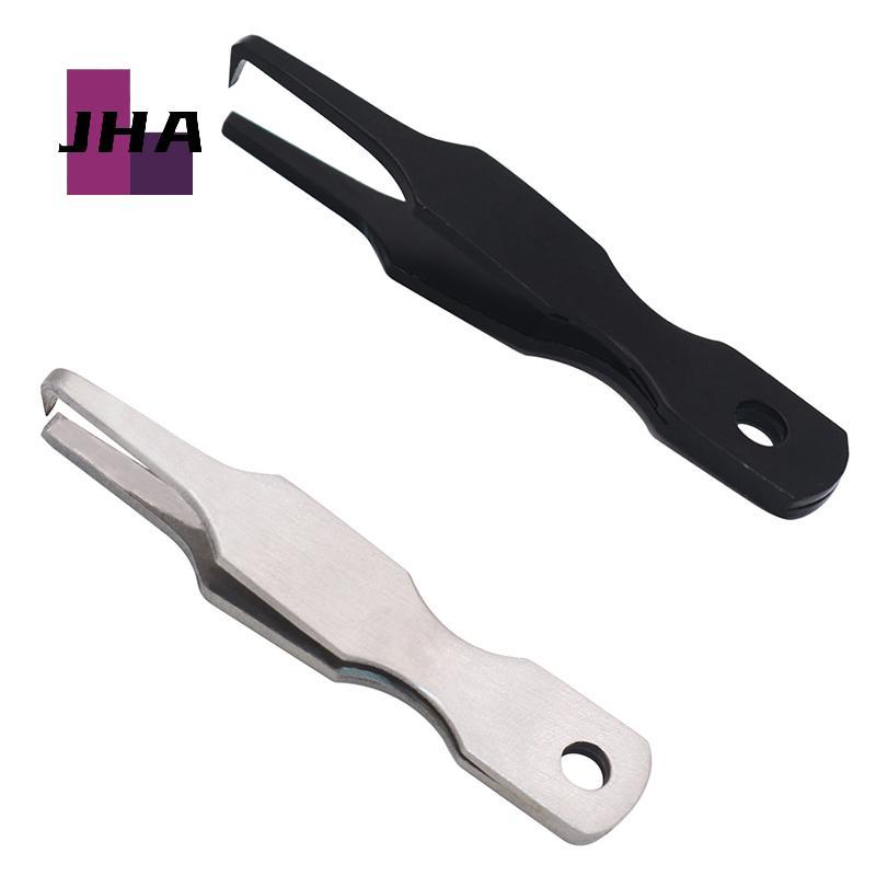 [JHA] Ring Opening Mini Pliers Qui Split Rings Opener Tool With/Without Chain Fishing Line Knot Tyer s Cutter Pliers Tale ใหม่