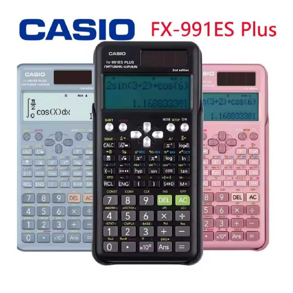 Kalkulator Scientific Casio FX-991 EX FX-991ES Plus เครื่องคิดเลขวิทยาศาสตร์ For School Office (รับป