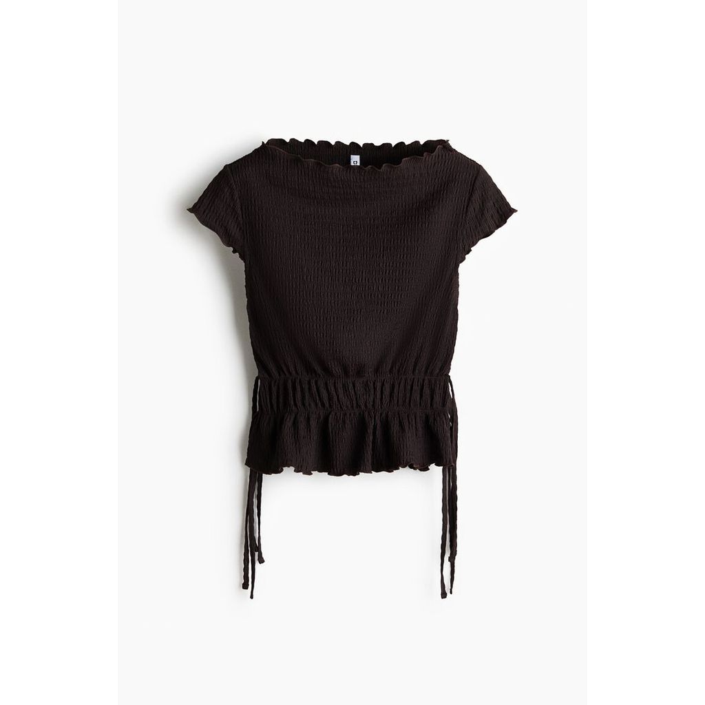 H&M(เอชแอนด์เอ็ม) เสื้อท็อปดีไซน์สม็อก ผู้หญิง 1316901_1