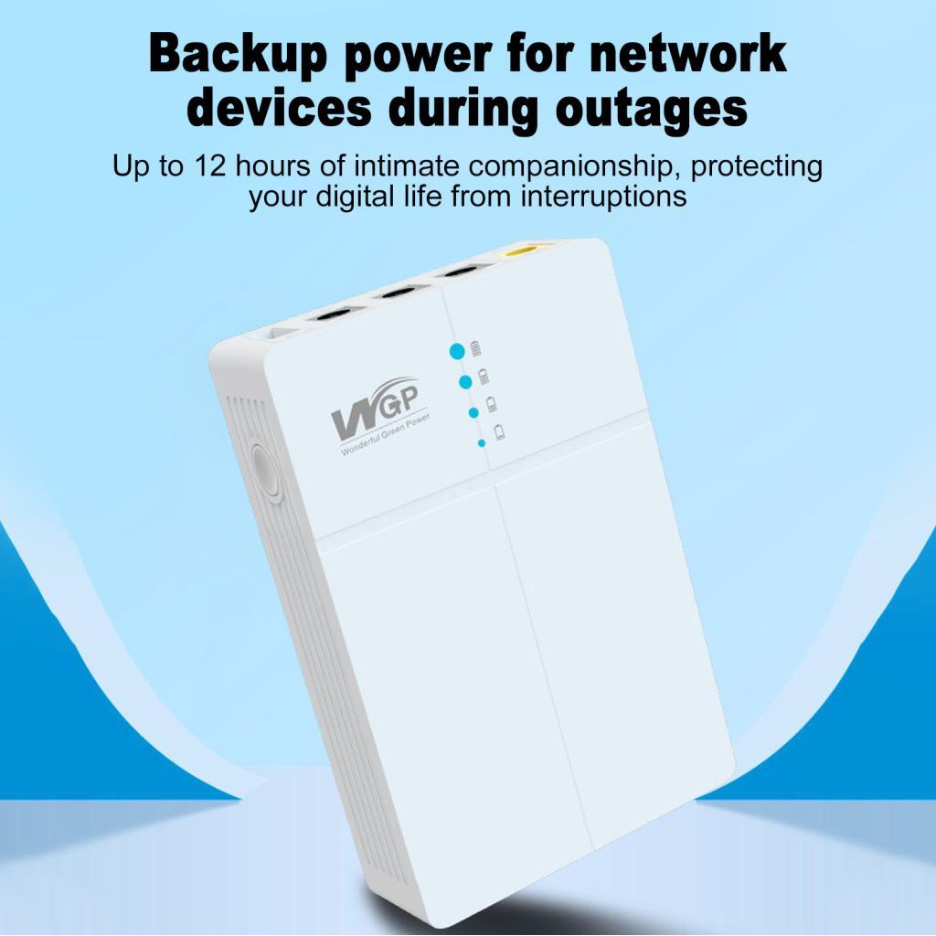 Supergoodsales มินิ UPS แบตเตอรี่สำรอง 13500 มิลลิแอมป์ชั่วโมงแบบพกพาชาร์จ USB DC Power 5 โวลต์/9 โวลต์/12 โวลต์อย่างต่อเนื่องอุปทานสำหรับเราเตอร์ WiFi สวิตช์กล้อง ONU โมเด็มฉุกเฉิน