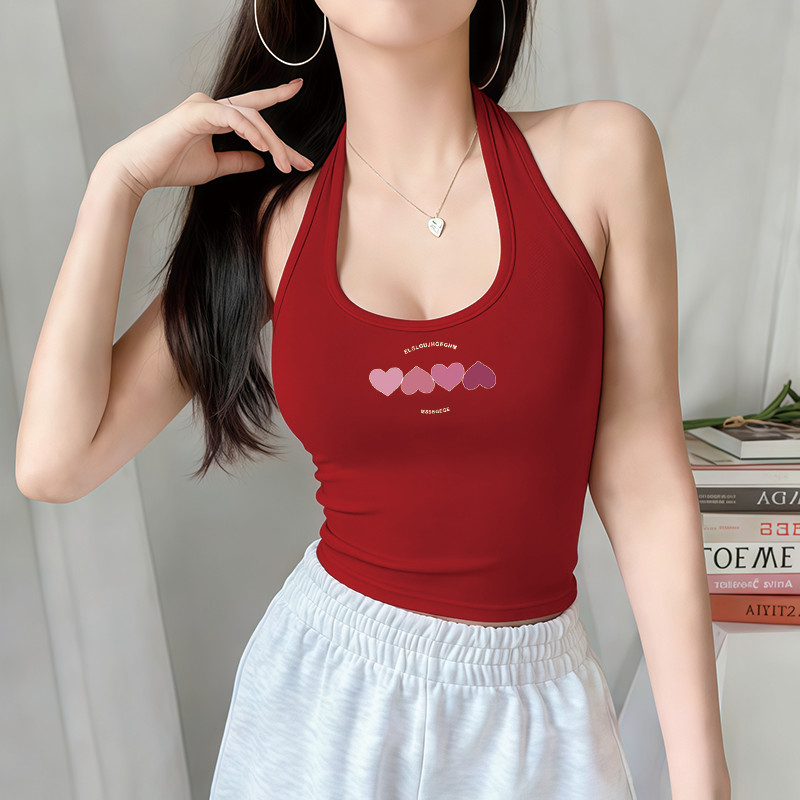 COD BOOM เสื้อกล้ามผู้หญิง คล้องคอเว้าหลัง nobra รูปที่ 2