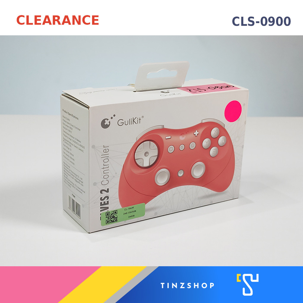 [Clearance] CLS-0900 Nintendo Switch 2 GuliKit NS58 Elves 2 Bluetooth Game Controller สี Coral Pink 