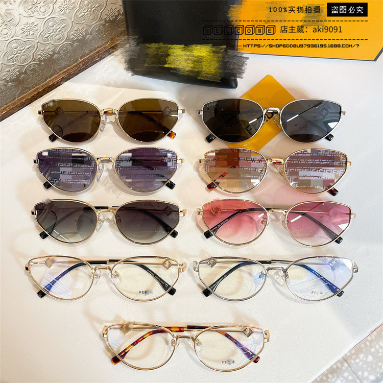 RSZM FEN# Unique Cat-Eye Sunglasses for Women Fashion Sunglasses for Trendy Men fe40189