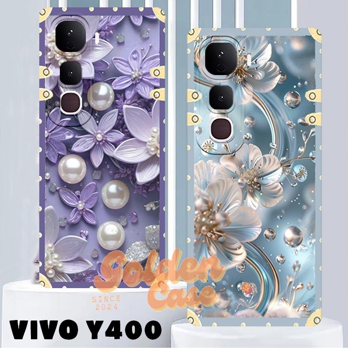 [13] เคสแฟชั่น Vivo Y400 4G / Y400 5G / Y04s / Y04 / Y29 4G / Y29 5G ดอกไม้ล่าสุดความงาม r4inbow