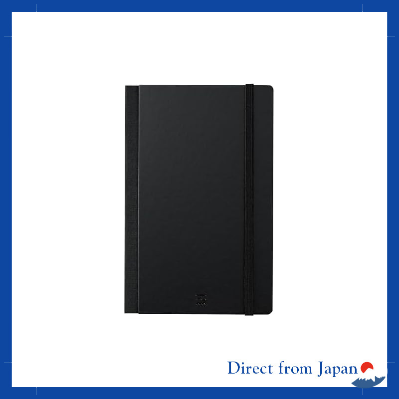 KOKUYO Notebook PERPANEP Germany Design Textured A5 4mm Graph Black PER-HZ1010S4D