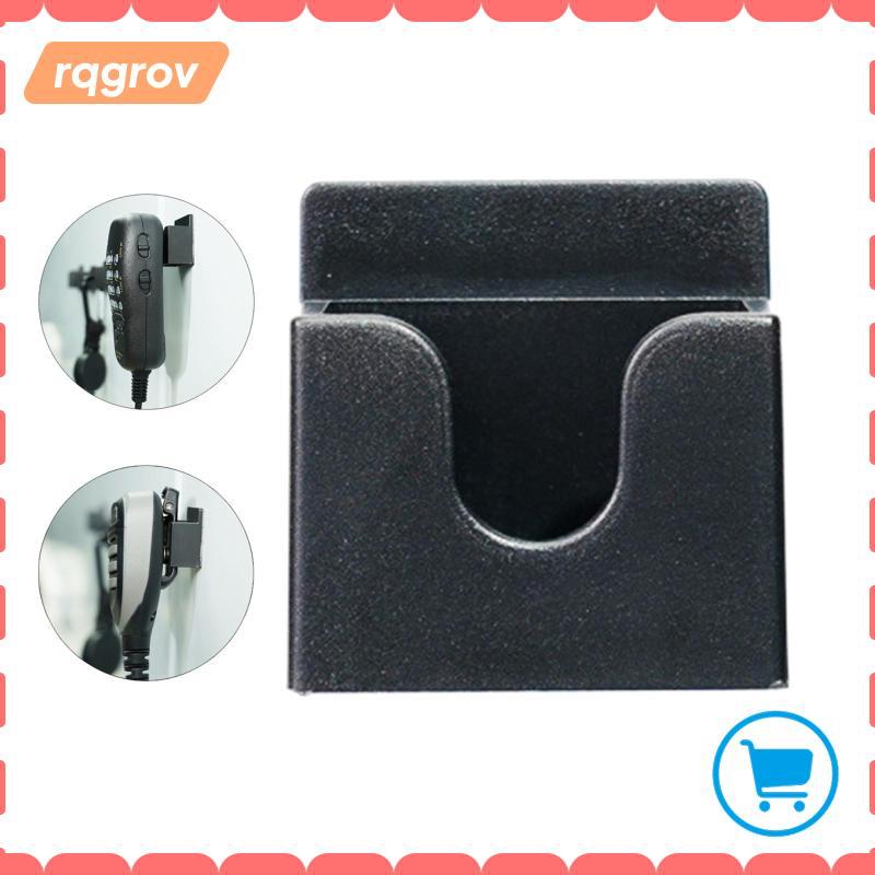 [rqgrov] ที่วางวิทยุในรถยนต์ Mount Walkie Talkie Bracket Wall Mount Self Stick Handheld