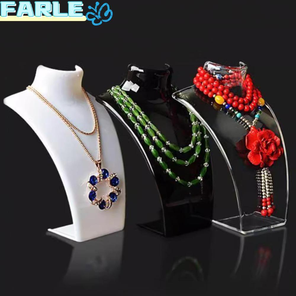 Frl ขาตั้งสร้อยคอ ขาตั้งโชว์จี้อัญมณี ตกแต่งโชว์หุ่นโชว์ ที่วางหน้าอก