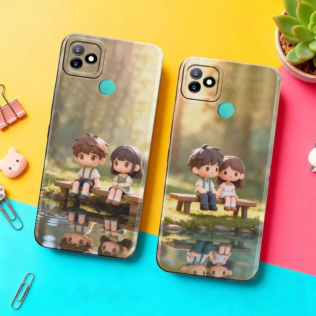 LRN33 - Softcase Hp เข้ากันได้กับ Itel Vision 1 Plus ล่าสุด - เคสซิลิโคนโทรศัพท์ปลอกยืดหยุ่น LORENAC