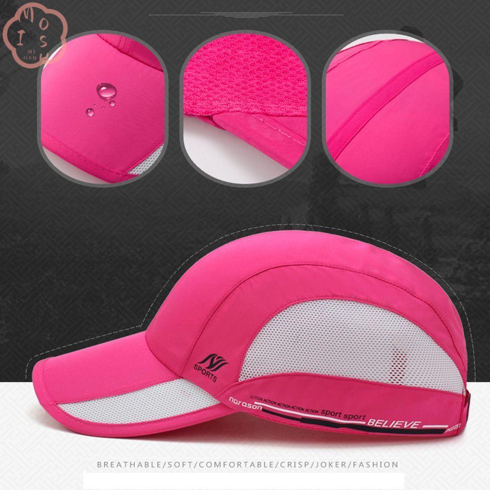 MIOSHOP Breathable Hat Running Quick-drying Womens Fashion Sun Visor
