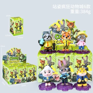 💥 จัดส่งจากประเทศไทย 💥6 ชิ้น Zootopia 2 คอสเพลย์ Judy Hopps Nick Wilde อะนิเมะรูป COD สต็อกรูปตุ๊กตาของเล่นสําหรับของขวัญเด็กคอลเลกชันเครื่องประดับรถตกแต่งเค้กตกแต่ง