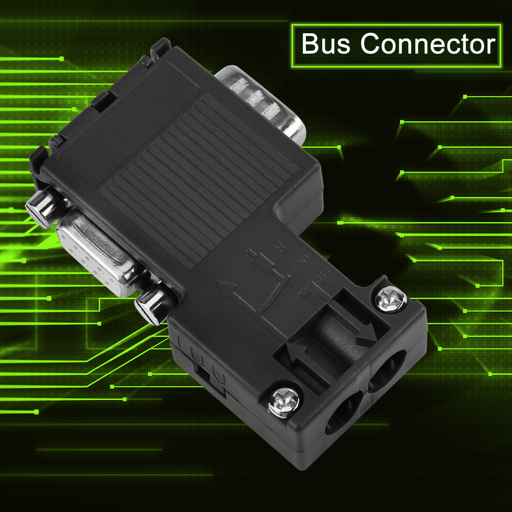 ตัวเชื่อมต่อรถบัส Walfront 90° อินเทอร์เฟซสายเคเบิลการเขียนโปรแกรม Profibus ใช้งานร่วมกับ PLC 6ES7 9