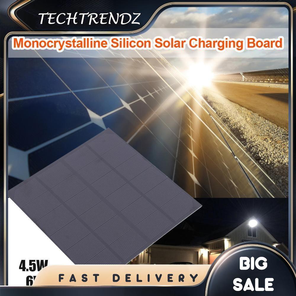 4.5W 6V Mini Solar Panel Board Solar Battery Cell Chargers โมดูลชาร์จ