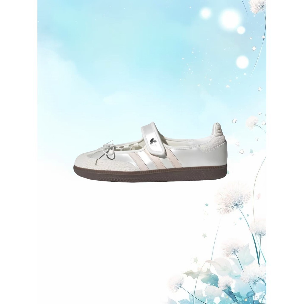 สินค้าพร้อมส่ง adidas originals Samba Jane JQ6445 JQ6446 สีชมพู สีขาว สีดำ สีเงิน