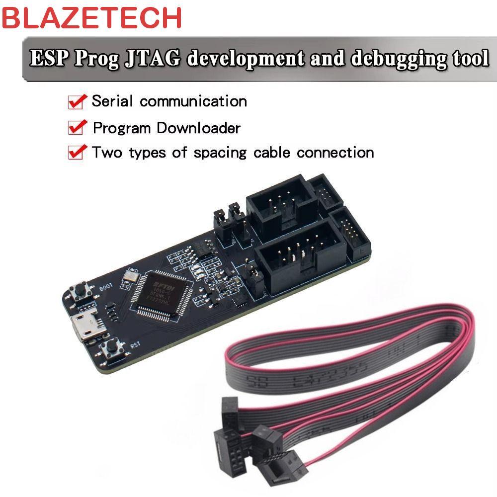 BLAZETECH ESP32 ESP-Prog, สายรองรับพร้อมบอร์ดพัฒนาสายเคเบิล, การพัฒนาที่เข้ากันได้ ESP32 ESP8266 JTA