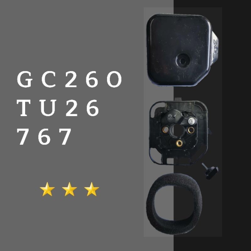 SmartMax2 หม้อกรองอากาศเครื่องตัดหญ้า CG260 TU26 767 ปิดสนิทดักฝุ่นเยี่ยม ช่วยยืดอายุคาร์บูเรเตอร์ พรีเมียม