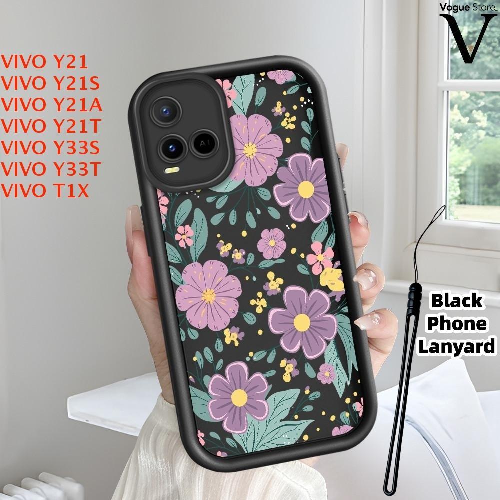 VIVO Y21 Y21S Y33S Y21A Y21T Y33T T1X เคส Flower เคสวีโว่ เคสโทรศัพท์ TY T31320