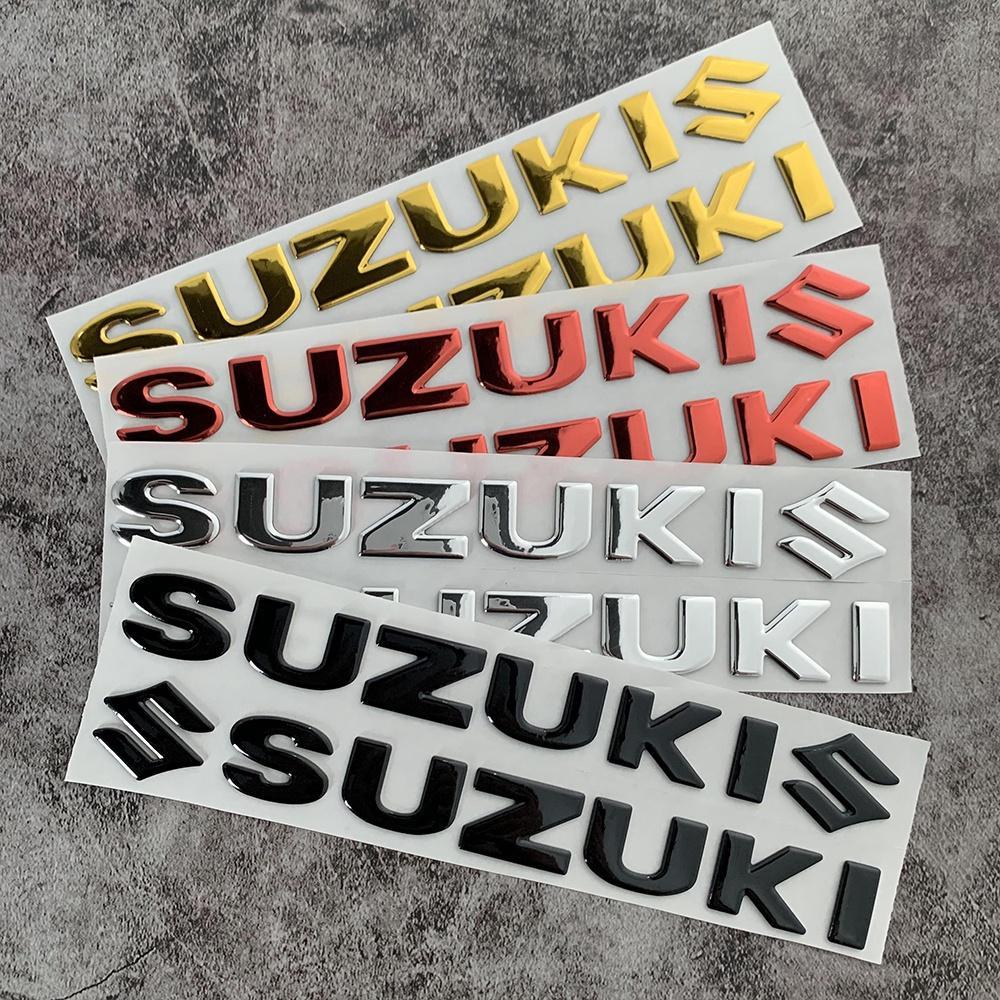 3D อีพ็อกซี่เรซิ่นสติกเกอร์ Suzuki Satria F150 GSX-R150 GIXXER 155 Burgman Street 125 EX ที่อยู่ 110/125 อุปกรณ์ตกแต่งรถจักรยานยนต์สติกเกอร์ตกแต่งกันน้ํา