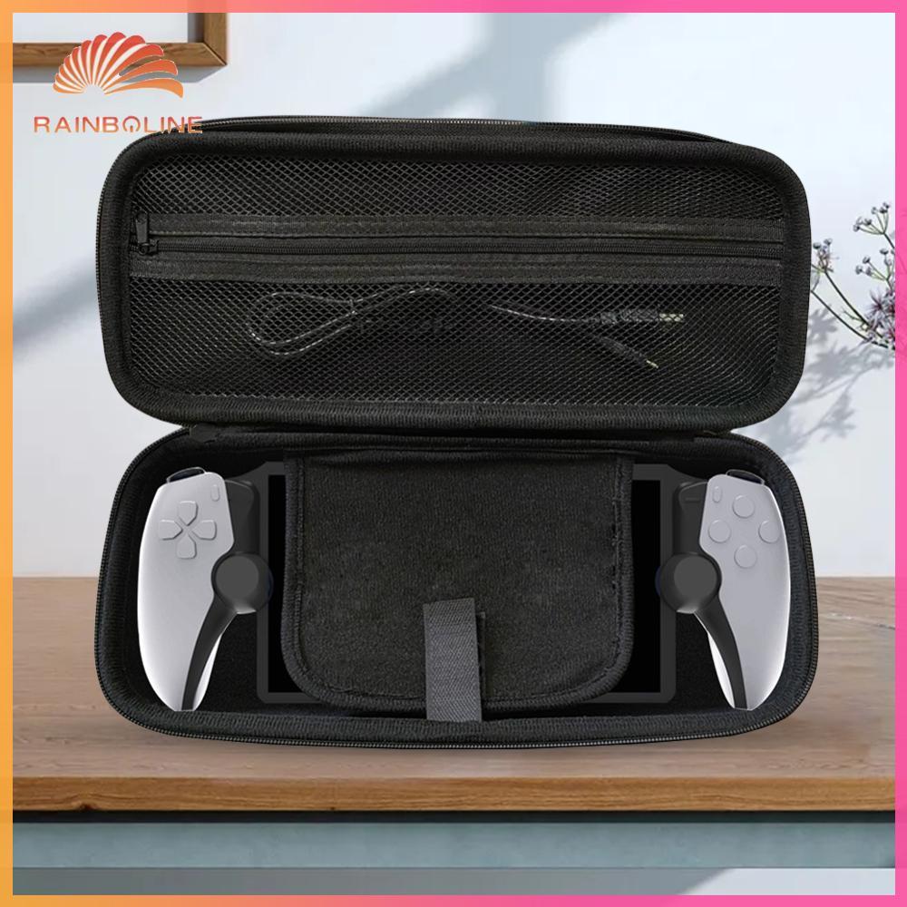 เคส EVA Hardshell กันกระแทกป้องกันการหล่นพร้อมกระเป๋าตาข่ายสําหรับคอนโซล Portal PS5
