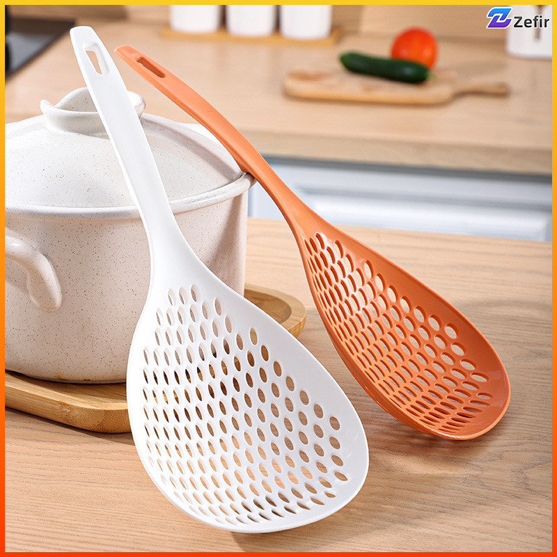 Zefir กระชอนตักอาหาร กระชอน ที่กรองอาหาร ทัพพียาว